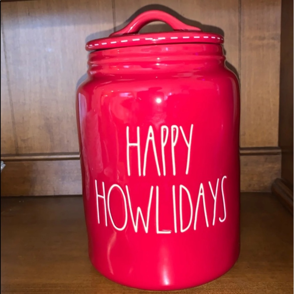 HOST PICK 🌟🎉 RAE DUNN HAPPY HOWLIDAY CANISTER NWT